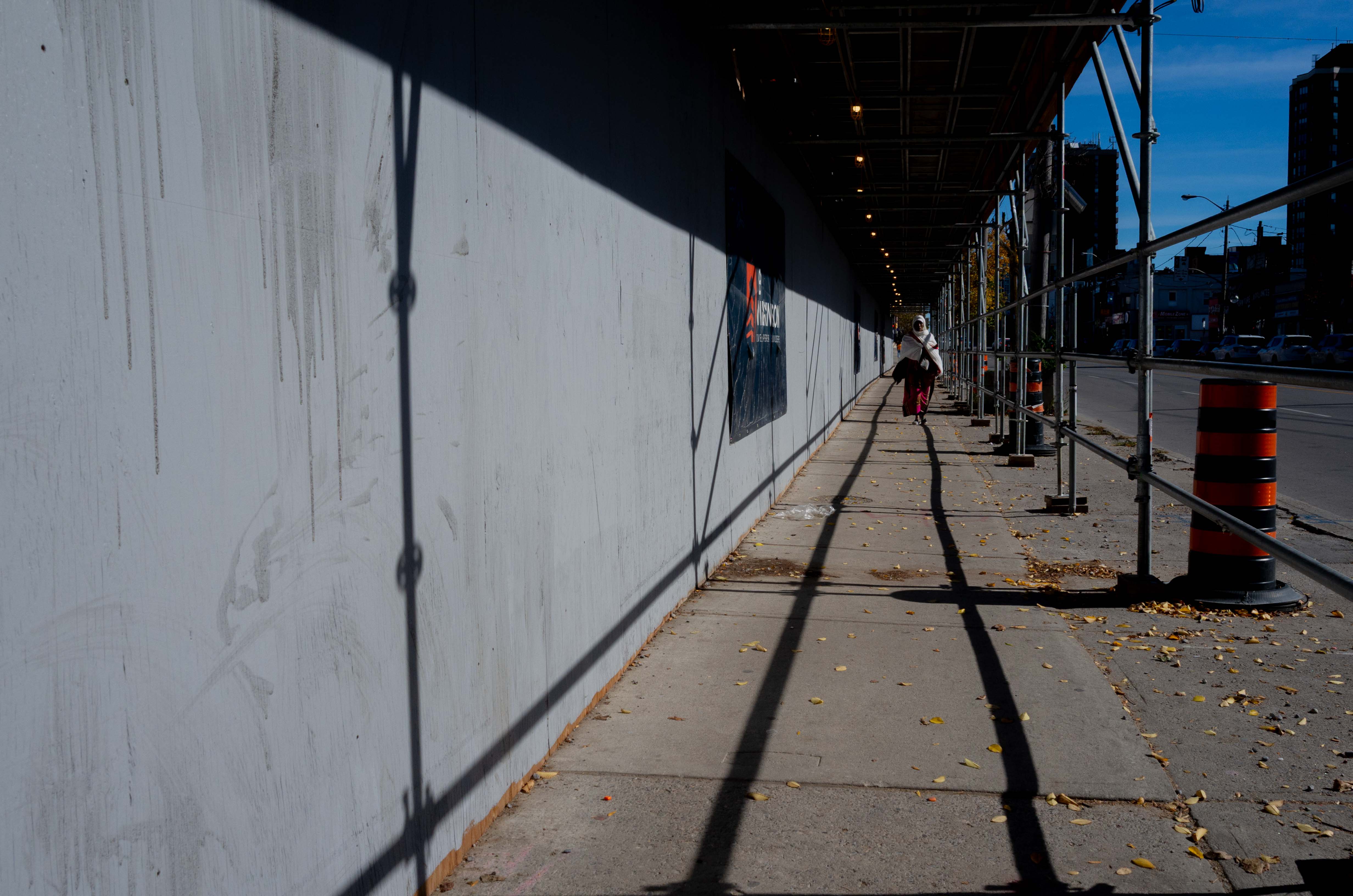A Sunny Fall Day On Eglington at Dufferin